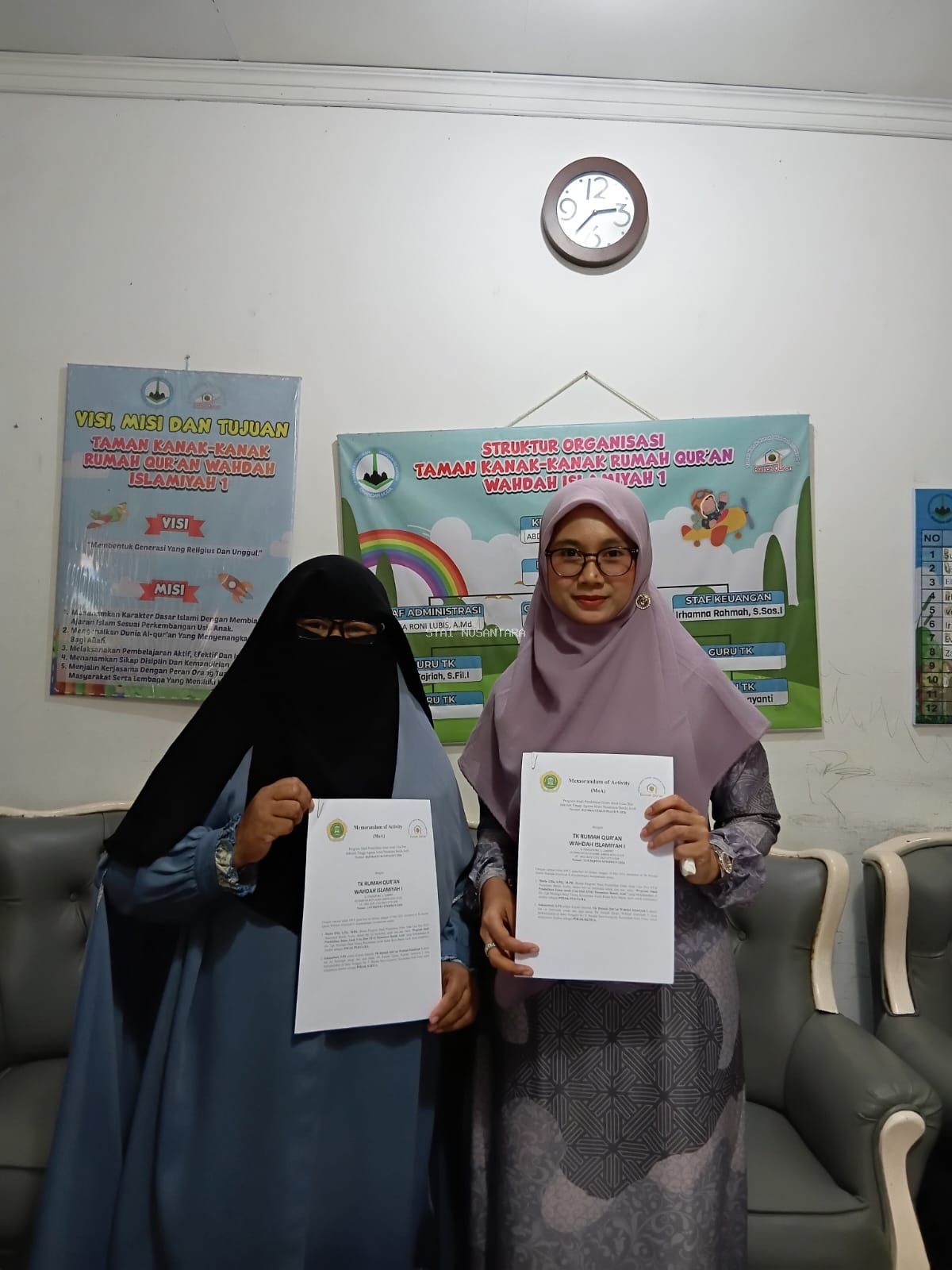 Perkuat Kolaborasi Pendidikan, STAI Nusantara Banda Aceh Jalin Kerja Sama dengan TK Rumah Qur'an Wahdah Islamiyah I