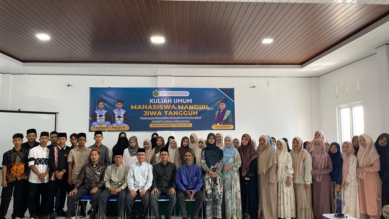 STAI Nusantara Banda Aceh Gelar Kuliah Umum: Mahasiswa Mandiri, Jiwa Tangguh Melalui Pendekatan Psikologi Islam